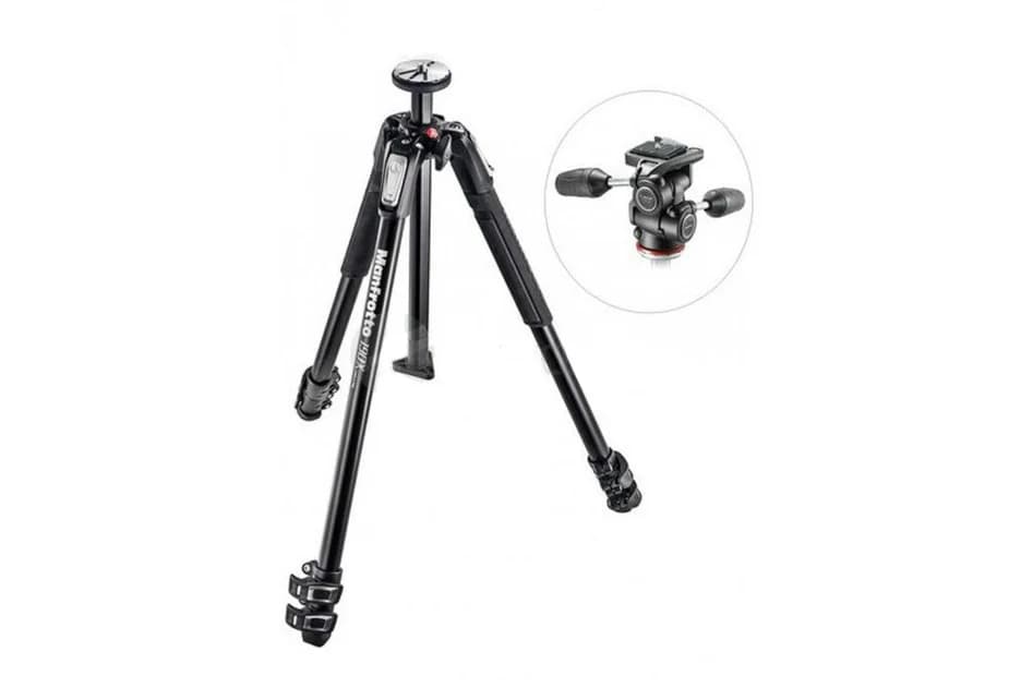 Карбоновый штатив Manfrotto с видеоголовой Velbon